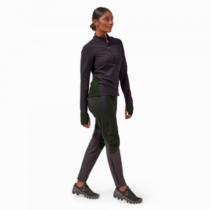 On Trail Breaker Skjorte Dame Mørke Grønn | JQNX-17849