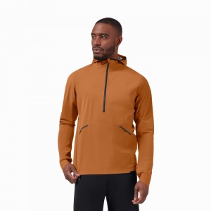 On Waterproof Anorak Jakker Herre Brune | WEAM-89526